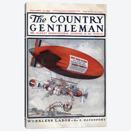 The Country Gentleman Canvas Print #GER371} by Unknown Art Print