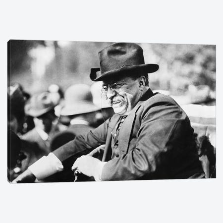 Theodore Roosevelt (1858-1919) Canvas Print #GER375} by Unknown Canvas Art