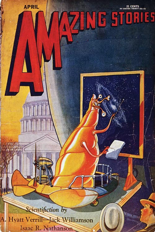 Science Fiction Cover, 1930 by Frank R. Paul wall art