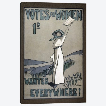Women's Rights, C1907 Canvas Print #GER388} by Unknown Canvas Wall Art