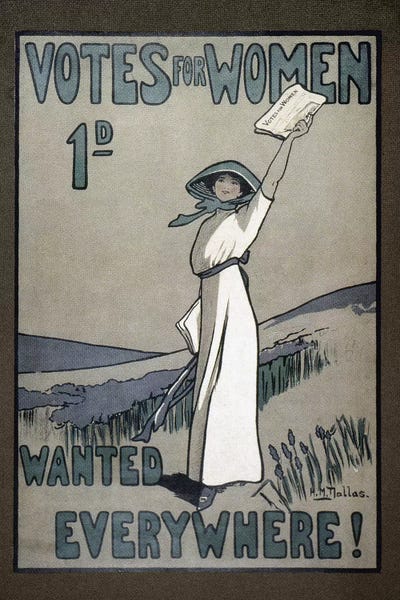 Unknown: Women's Rights, C1907 by Unknown