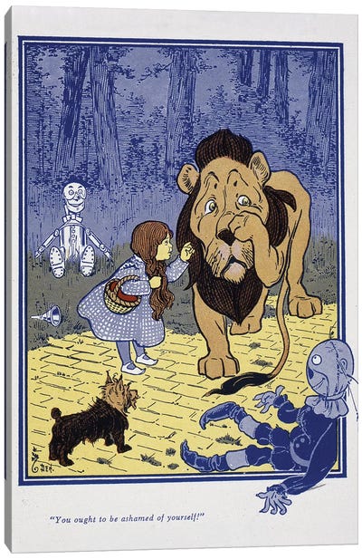Wonderful Wizard Of Oz Canvas Art Print - Fantasy Movie Art