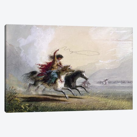 Miller: Shoshone Woman Canvas Print #GER3} by Alfred Jacob Miller Canvas Art