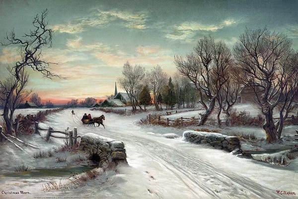 The Granger Collection: Christmas Morn, C1885 by W.C. Bauer
