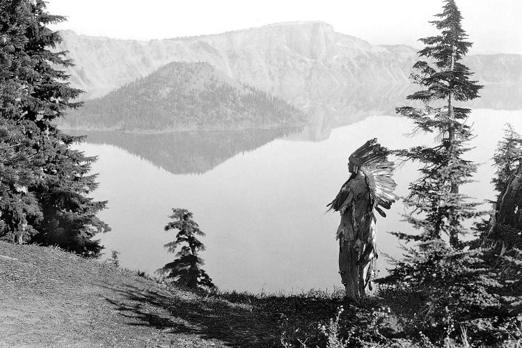 Klamath Chief, C1923 by Edward S. Curtis wall art