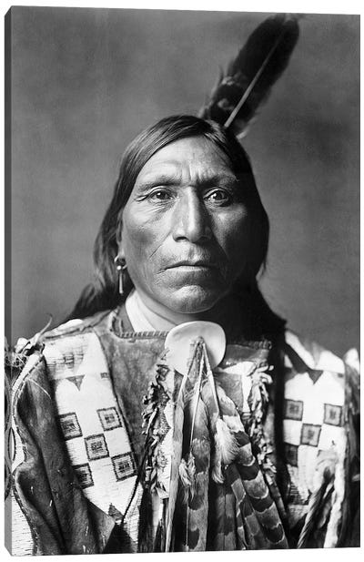 Sioux Man, C1907 Canvas Art Print - Indigenous & Native American Culture