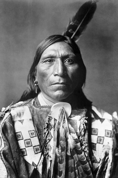 The Granger Collection: Sioux Man, C1907 by Edward S. Curtis