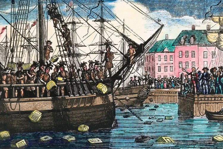 Boston Tea Party, 1773 Canvas Art by Granger iCanvas