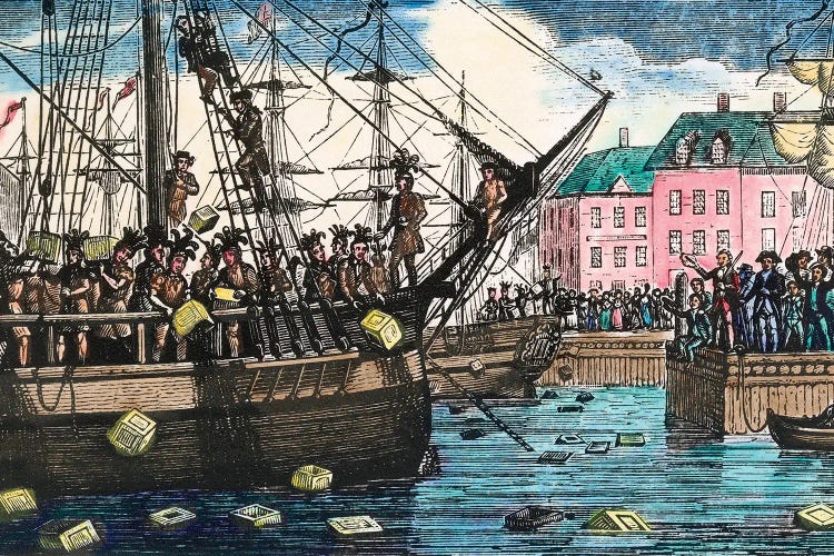 Boston Tea Party, 1773 by Granger wall art
