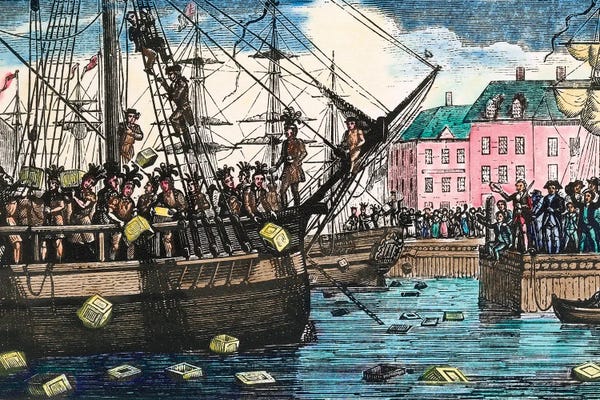 The Granger Collection: Boston Tea Party, 1773 by Granger