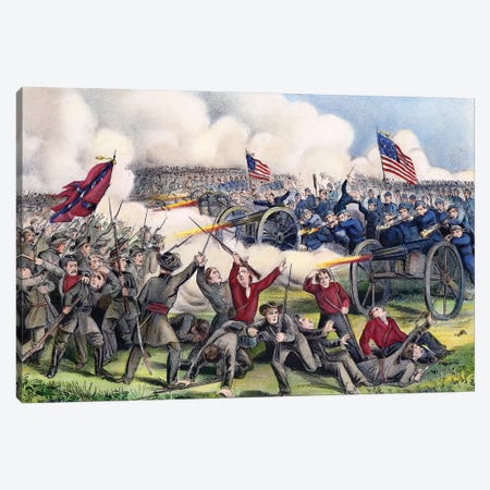 Civil War: Gettysburg, 1863 Canvas Print #GER429} by Granger Canvas Print
