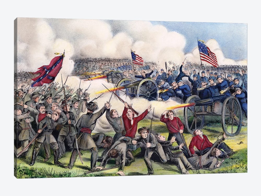 Civil War: Gettysburg, 1863 by Granger 1-piece Canvas Wall Art