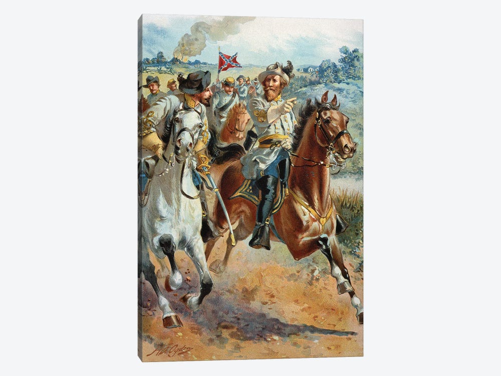 Jeb Stuart's Cavalry, 1862 by Granger 1-piece Canvas Print