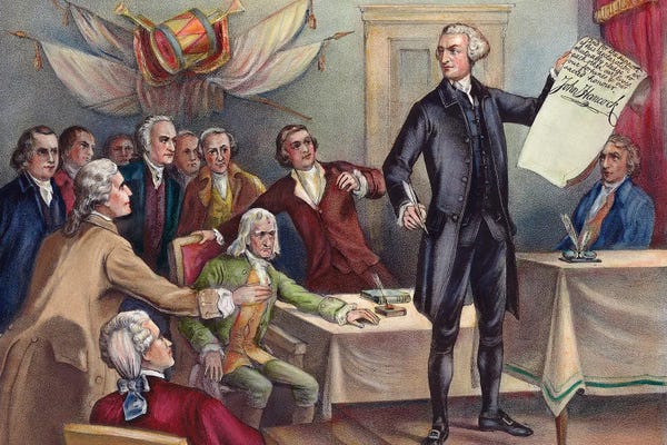 The Granger Collection: John Hancock's Defiance by Granger