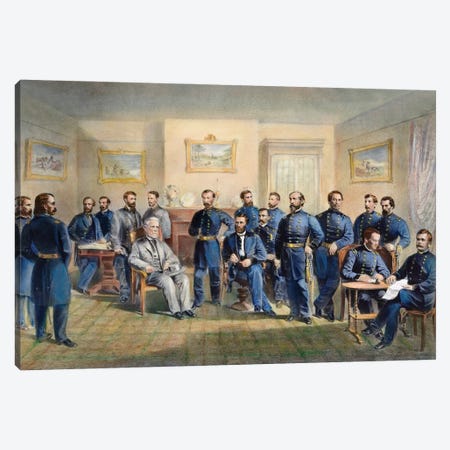 Lee'S Surrender, 1865 Canvas Print #GER437} by Granger Canvas Print
