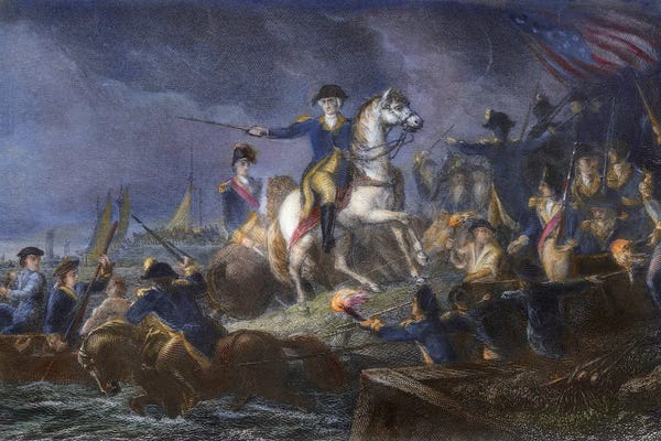 The Granger Collection: New York: Retreat, 1776 by Granger