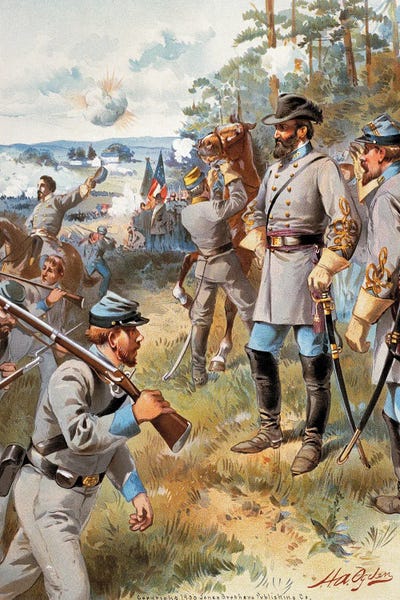 The Granger Collection: Stonewall Jackson, 1861 by Granger