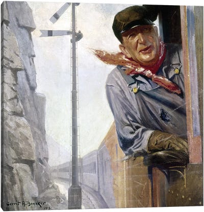 Beneker: The Engineer, 1913 Canvas Art Print