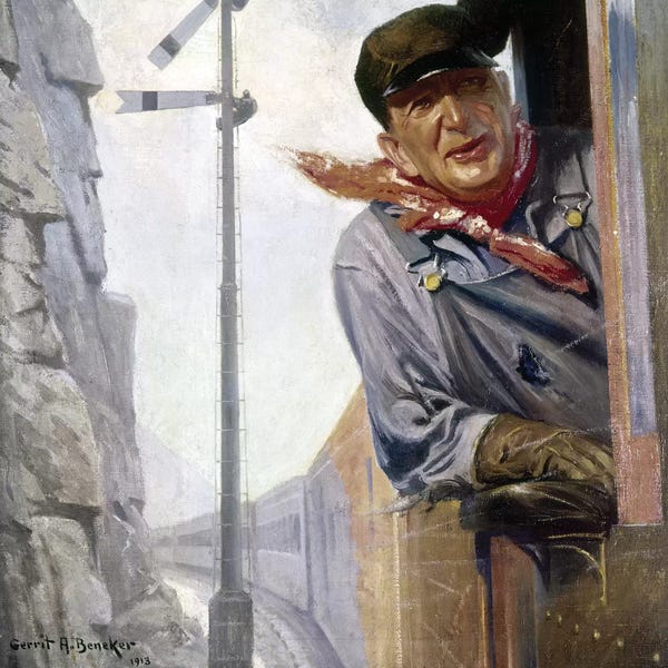 The Granger Collection: Beneker: The Engineer, 1913 by Gerrit Albertus Beneker