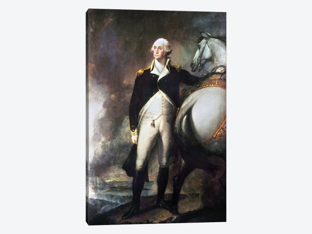 George Washington (1732-1799) by Gilbert Stuart 1-piece Canvas Wall Art