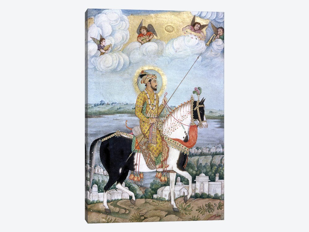 Shah Jahan (1592-1666) by Govardhan 1-piece Canvas Print