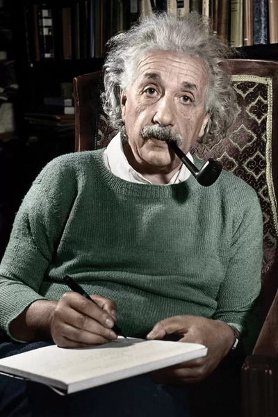 Albert Einstein (1879-1955) Canvas Wall Art By Granger | ICanvas