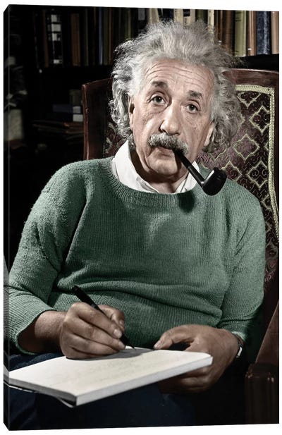 Albert Einstein (1879-1955) Canvas Art Print - Granger