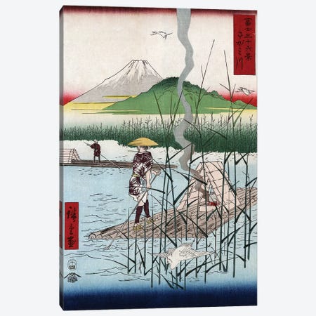 Hiroshige: Mount Fuji, 1858 Canvas Print #GER4} by Ando Hiroshige Art Print