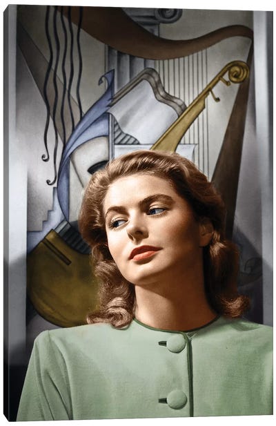 Ingrid Bergman (1915-1982) Canvas Art Print - Granger