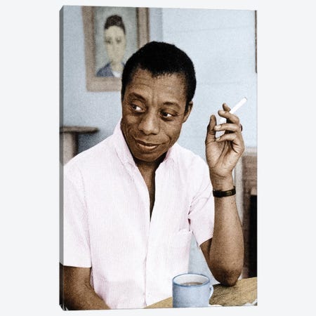 James Baldwin (1924-1987) Canvas Print #GER58} by Granger Canvas Wall Art