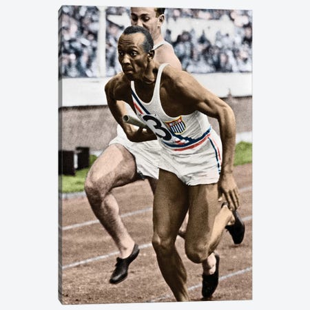 Jesse Owens (1913-1980) Canvas Print #GER59} by Granger Canvas Artwork