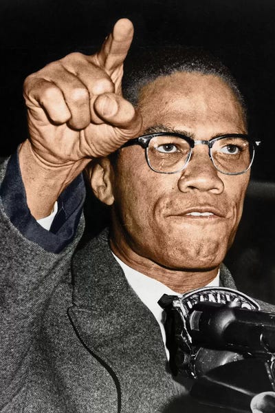 The Granger Collection: Malcolm X (1925-1965) by Granger