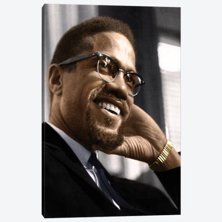 Malcolm X (1925-1965) Canvas Print #GER62} by Granger Canvas Art Print