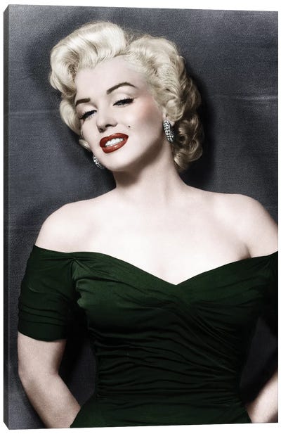 Marilyn Monroe (1926-1962) Canvas Art Print - Vintage & Retro Photography