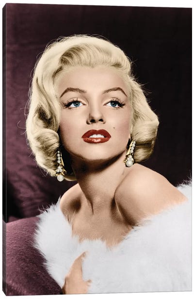 Marilyn Monroe (1926-1962) Canvas Art Print - Vintage & Retro Photography