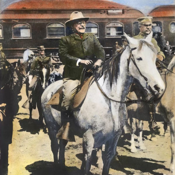 The Granger Collection: Roosevelt At Yellowstone by Granger