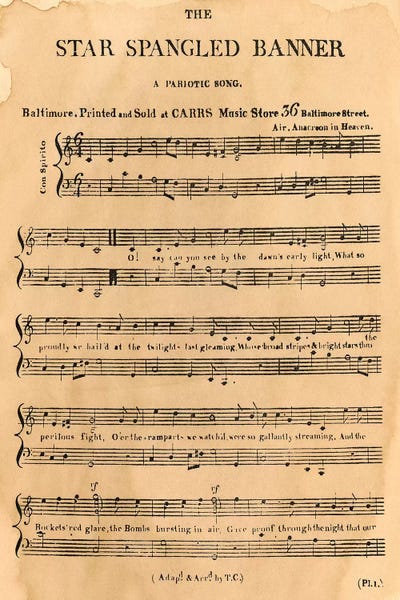 Star Spangled Banner, 1814