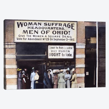 Suffrage Headquarters Canvas Print #GER73} by Granger Canvas Artwork