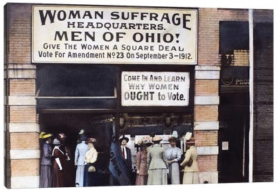 Suffrage Headquarters Canvas Art Print
