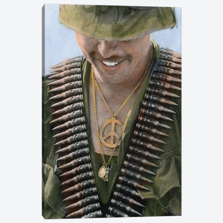 Vietnam: Soldier, 1970 Canvas Print #GER76} by Granger Art Print