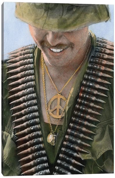 Vietnam: Soldier, 1970 Canvas Art Print