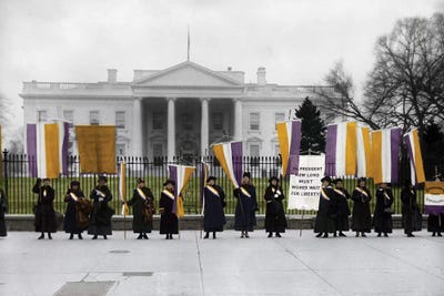 White House: Suffragettes by Granger gallery poster
