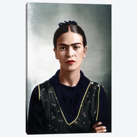 Frida Kahlo (1907-1954) Canvas Print #GER78} by Guillermo Kahlo Canvas Wall Art