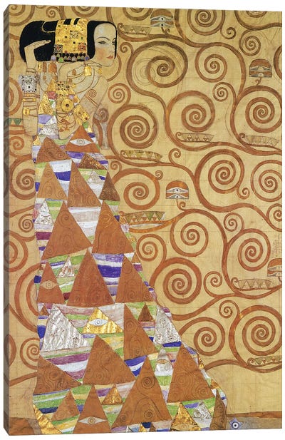 Klimt: Expectation Canvas Art Print - All Things Klimt