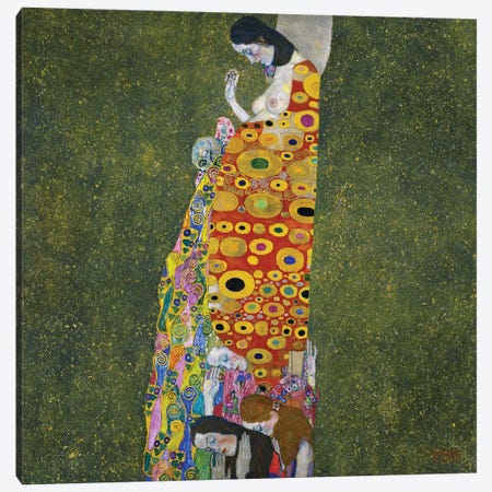 Klimt: Hope, Ii Canvas Print #GER81} by Gustav Klimt Canvas Art Print