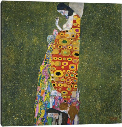 Klimt: Hope, Ii Canvas Art Print - Gustav Klimt