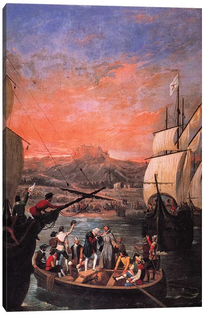 Columbus: Departure, 1492 Canvas Art Print