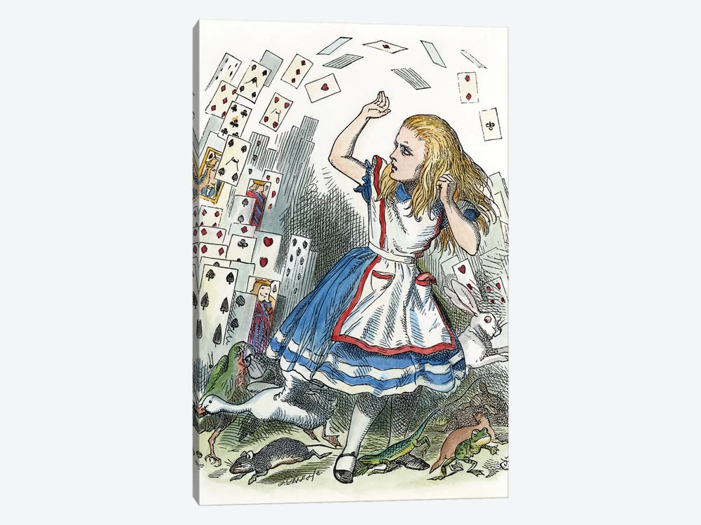 Alice In Wonderland, 1865 by John Tenniel 1-piece Art Print