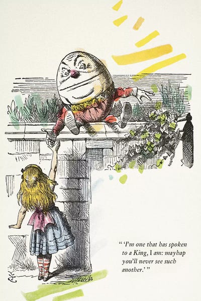 Fictional Characters: Carroll: Looking Glass by John Tenniel