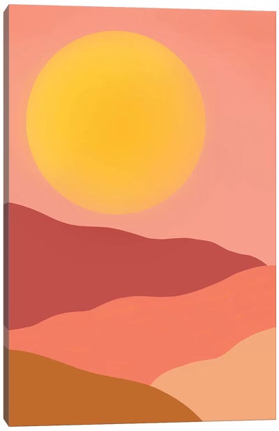 Sol Canvas Art Print - Adobe Abstracts